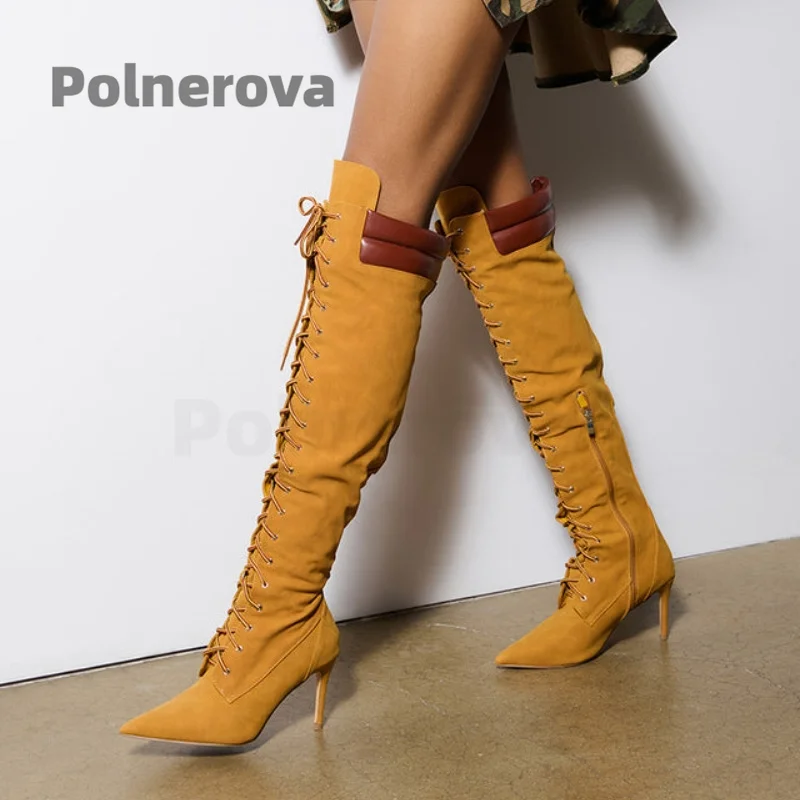 Tan Suede Knee High Boots for  - đánh giá và giá Crossfit Ladies