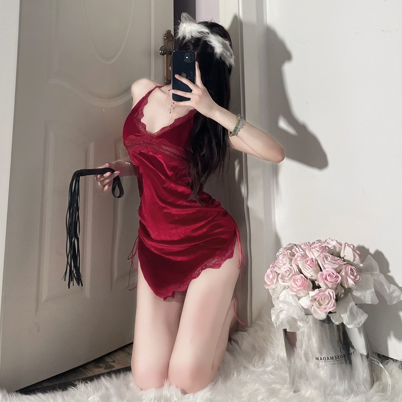 3 PCS Sexy Velvet Spliced Lace - đánh giá và giá Crossfit Event