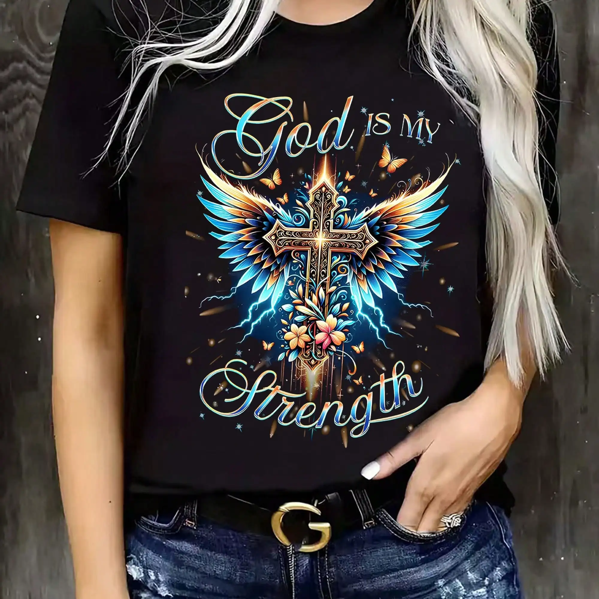 Women's -Based T-Shirt - God I - đánh giá và giá Crossfit Event