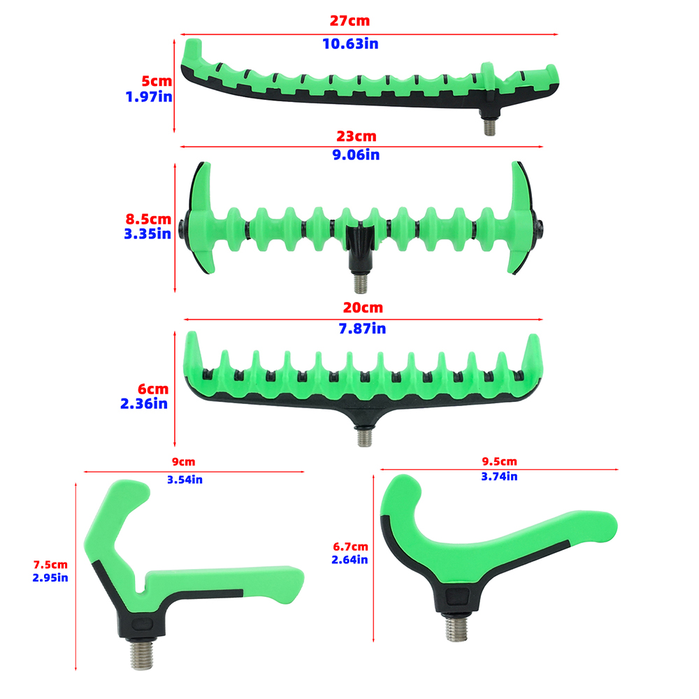 Hirisi 1pcs Feeder Rod Rest He - đánh giá và giá Head Racket Boom