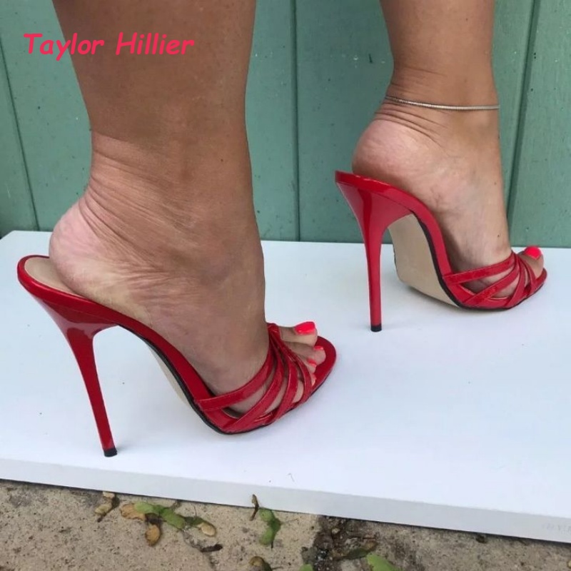 Patent Leather Open Toe Stilet - đánh giá và giá Crossfit Event